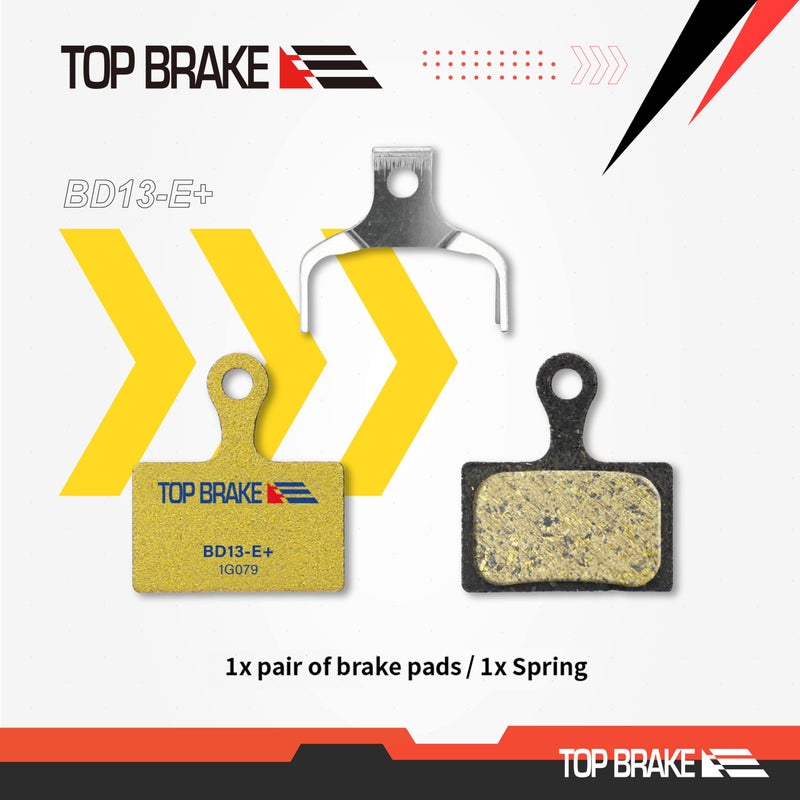Top Brake وسادات فرامل قرص الفرامل العلوية لدراجة الطريق Shimano XTR-M9100، Dura Ace R9170، GRX RX400، BR RS305,405,505,805; تيكترو HD-R310/R510، حامل مسطح TRP-Hylex - Image 3